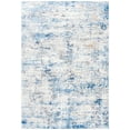 thumbnail image 3 of SAFAVIEH Amelia Seamus Distressed Area Rug, Ivory/Blue, 5'5" x 7'7", 3 of 13