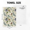 thumbnail image 2 of Cute Botanic Butterfly Kitchen Towels Decorative Set of 2, Green Herbs Leaves Dish Towels for Drying Dishes, Soft Absorbent Hand Drying Cloth Holiday Housewarming Gift Farmhouse Bar Home Decor, 2 of 6