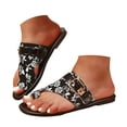 thumbnail image 3 of DAFEI Women's Thin Soled Flip Flop Slip Sandals with Straps Solid Color Casual ., 3 of 6