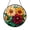 Acrylic 3.5 Inch, variant on Chrysanthemum Botanical Window Suncatcher Hanging Decor, Stained Glass Style Floral Decorative Panel Art for Window Decoration Garden Home Decor