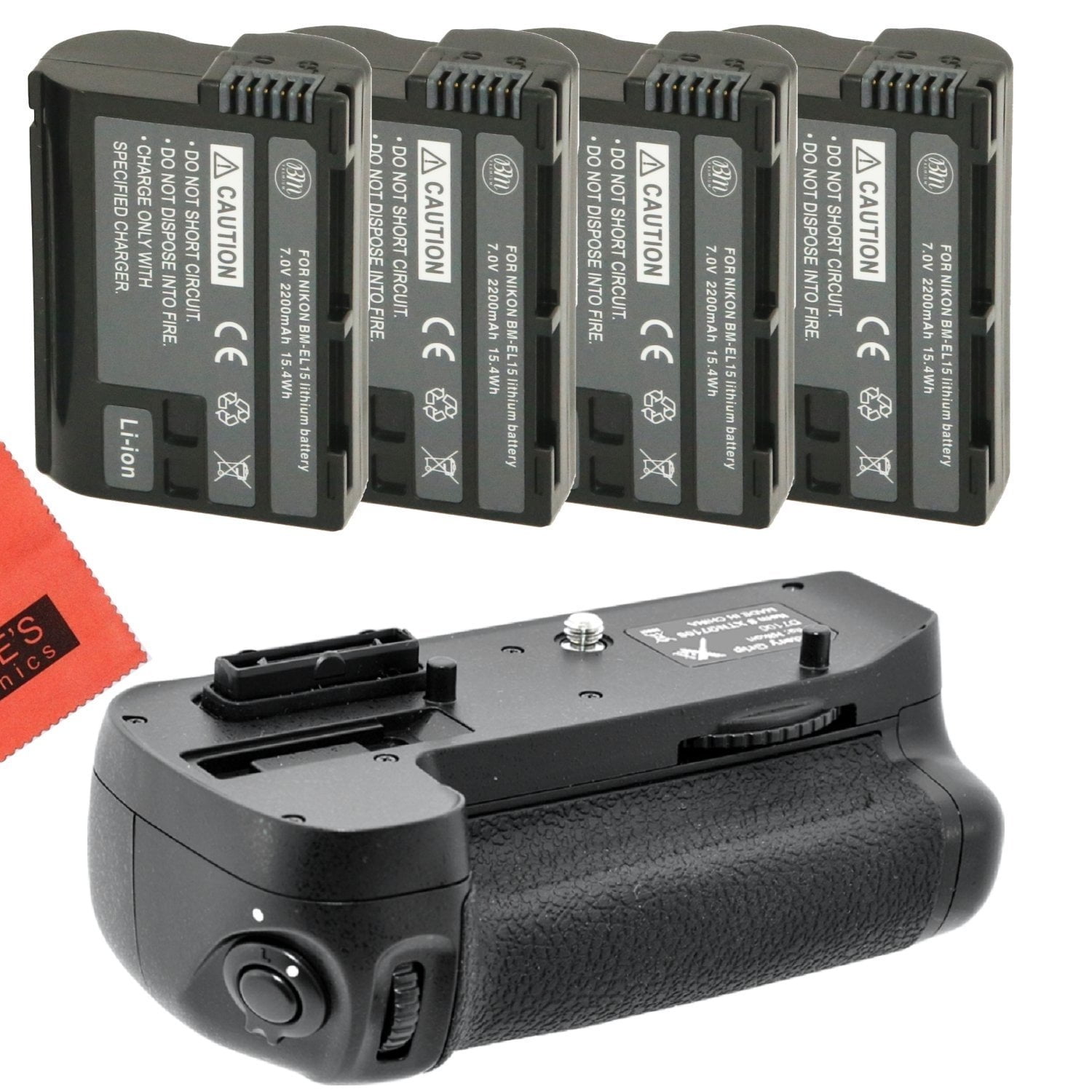  P Battery Compartment Multi-Purpose Handle  Battery Grip for Nikon D7100 D7200 DSLR Camera as MB-D15  