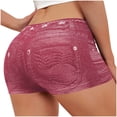 thumbnail image 5 of zbxnLI Women's Biker Shorts Vintage High Waist Yoga Shorts Slim Workout Running Shorts Activewear, 5 of 6