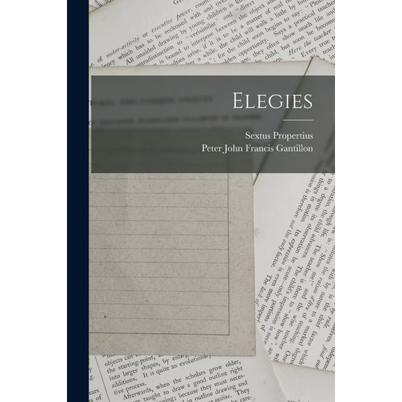 Elegies (Paperback)