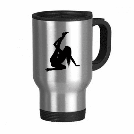 

Cheating Hot Beautiful Woman Travel Mug Flip Lid Stainless Steel Cup Car Tumbler Thermos