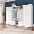thumbnail image 5 of Hampton Heights 30W Tall Storage Cabinet with Doors in White - Engineered Wood, 5 of 12