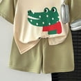thumbnail image 5 of Toddler Boy Back To School Outfits Embroidery Short Sleeve T-shirt Shorts First of Day Kindergarten Clothes,Playwear 6-12 Months 12-24 Months 2t 3t 4t 5t 6t 7t 8t 9t Children 7-8 Years, 5 of 6