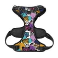 thumbnail image 5 of Lsque Retro Panther Dog Harness, No-Pull Pet Harness with 2 Leash Clips, Adjustable Soft Padded Dog Vest with Easy Control Handle for Large Dogs-, 5 of 9