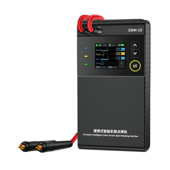 SWM-10 Portable Battery Spot Welder, DIY Mini Welding Machine 18650 Battery Pack Welding Tool 5000mah Weldable 0.25mm ,Easy to Use