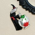 thumbnail image 5 of Spooky witch stirring cauldron brooch, 5 of 7