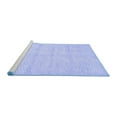 thumbnail image 2 of Ahgly Company Machine Washable Indoor Rectangle Solid Blue Modern Area Rugs, 2' x 3', 2 of 4