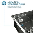 thumbnail image 6 of CICIMLU 30.7*18 Stainless Steel Kitchen Sink Single Bowl Basin Easy to Stall Drop-in Sink, Brushed, 6 of 8