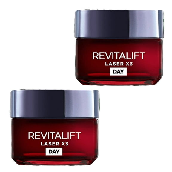 Loreal Paris Revitalift Laser X3 Deep Anti-Ageing Day Cream 50 ml 2 Pack