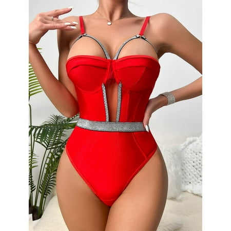 

GDfun Fun Lingerie Midnight Charm Game Dress Black Women s Strap Hollow Out Underwear——lingerie set/lingerie for women naughty crotchless thongs/ romper