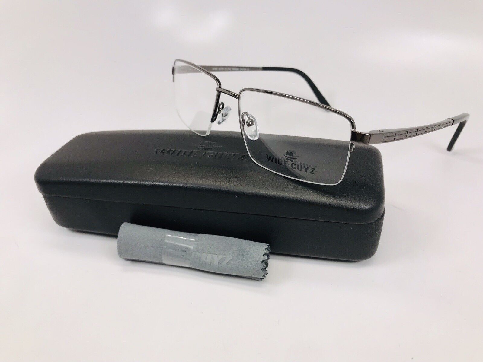 New WIDE GUYZ Grey SNORKY Eyeglasses 62/18/155 New WIDE GUYZ Crystal Blue SNORKY Eyeglasses 62/18/155  main image 4