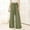 *Army Green, variant on ClodeEU Wide Leg Dress Pants for Women, High Waist Trousers with Belt ,Flowy Loose Casual Trousers Navy,Womens Plus L