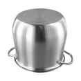 thumbnail image 5 of Stock Pot Extra Large Capacity Soup Pot 201 Stainless Steel Pot Can Steam And Cook The Cooking Pot Heats Up Quickly, 5 of 8