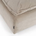 thumbnail image 6 of Modrest Divani Casa Garman Upholstered Modern Fabric Ottoman in Light Gray, 6 of 6