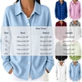 thumbnail image 2 of Guluxicc Women's Waffle Shirts Button Down Collared Long Sleeve Business Casual Shirts for Office Everyday Fall Winter, 2 of 5