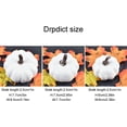 thumbnail image 2 of 12 Pcs Assorted Mini Foam Pumpkins, Artificial White Pumpkin Fake Foam Pumpkins Fall Harvest Pumpkins Artificial Vegetables for Thanksgiving Halloween Decor - -, 2 of 8