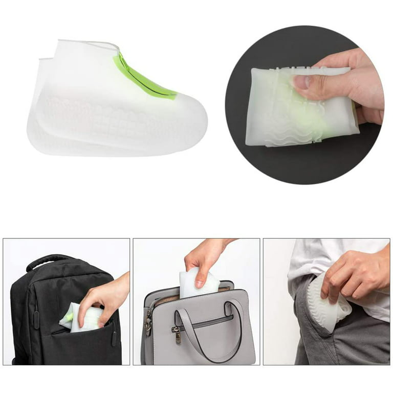 Homgreen Waterproof Silicone Shoe Covers, Reusable Foldable Not