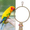 thumbnail image 4 of CBFFDC Pet Sewing Parrot Sewing Toy Bite Resistant Rope for Cockatiels Conures Parakeets Triangle Round Hanging Perch Pet Supplies, 4 of 7