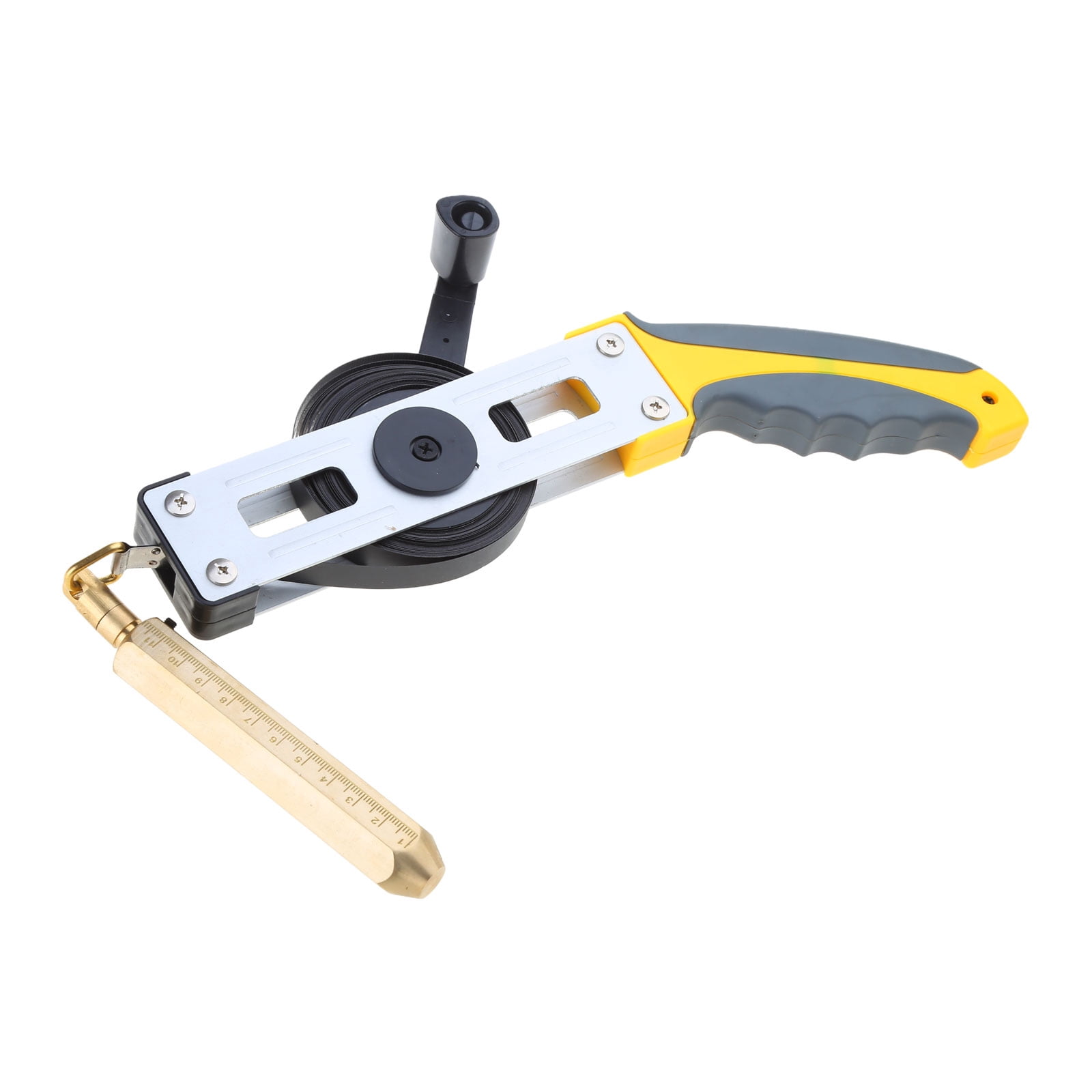 BIBABLYKE Oil Tank Gauging Tapes 5/10/15/20/30M Measuring Ruler with Explosionproof Brass PlumbBob Tape Measure Rubber Handle