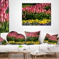 thumbnail image 3 of Designart 12" x 20" Red Polyester Throw Pillow, 3 of 5