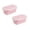Pink, variant on QIJGEBGG 2 PCS Large Collapsible Silicone Food Storage Containers with Lids, Meal Prep Box, Bento Lunch Boxes, Rv Collapsible Bowls for Camping, Kitchen, BPA Free