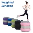 thumbnail image 3 of Sioweci 2Pcs Sports Cuffs Foot/Wrist Weights Fitness Weight Sandbag for Leg Arm Ankle Exercise Dance Student Training Adult Rehabilitation Wrist Weighted Sandbag for Running Jogging Gym Purple, 3 of 13