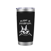 Laser Engraved Sarcastic Humor Quote Stainless Steel Insulated Coffee Tumbler Cup with Sliding Lid Mug for Coworkers, Friends, Family