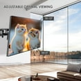 thumbnail image 2 of 26-55 Inch Full Motion TV Wall Mount up to 88lbs, Dual Articulating Arms TV Bracket with Swivel Tilting Max Extension 355mm, Max VESA 400x400mm, Fits 8" 12" 16" Wood Studs, 2 of 8