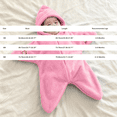 thumbnail image 3 of GiLiling Baby Starfish Onesie Halloween Zipper Hooded Star Suit Newborn Outfit Cute Dress-Up Outfit for Christmas Festival and Baby Party Dressing‑up (Sky Blue, 6-9 Months), 3 of 5