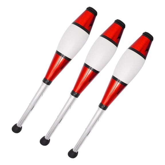 Zeekio Pegasus Juggling Club Set - Beginner to Pro - Set of 3 (All Red)