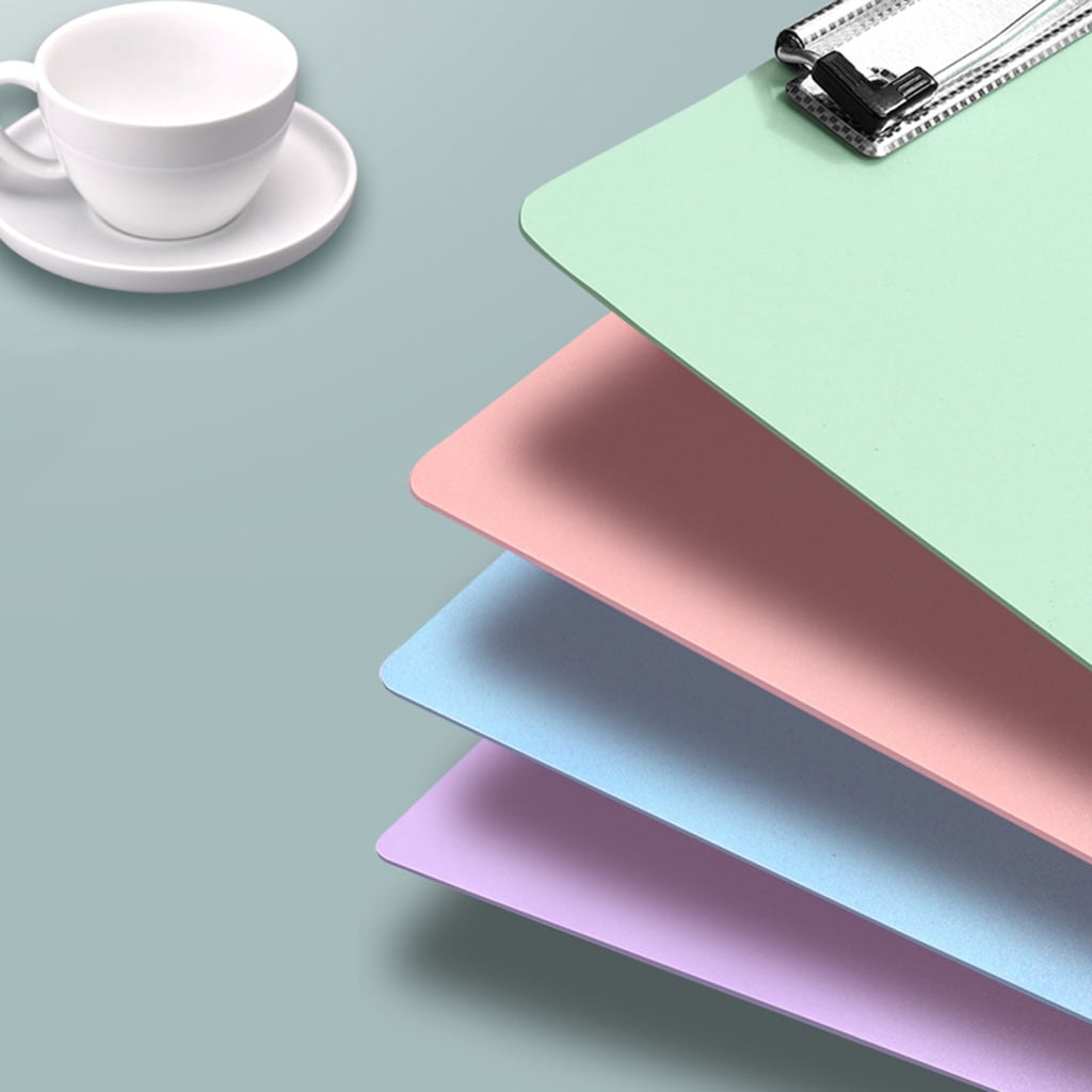 4Pcs/Pack Clipboard with Retactable Hanging Hook 12x8In Conference Writing Board