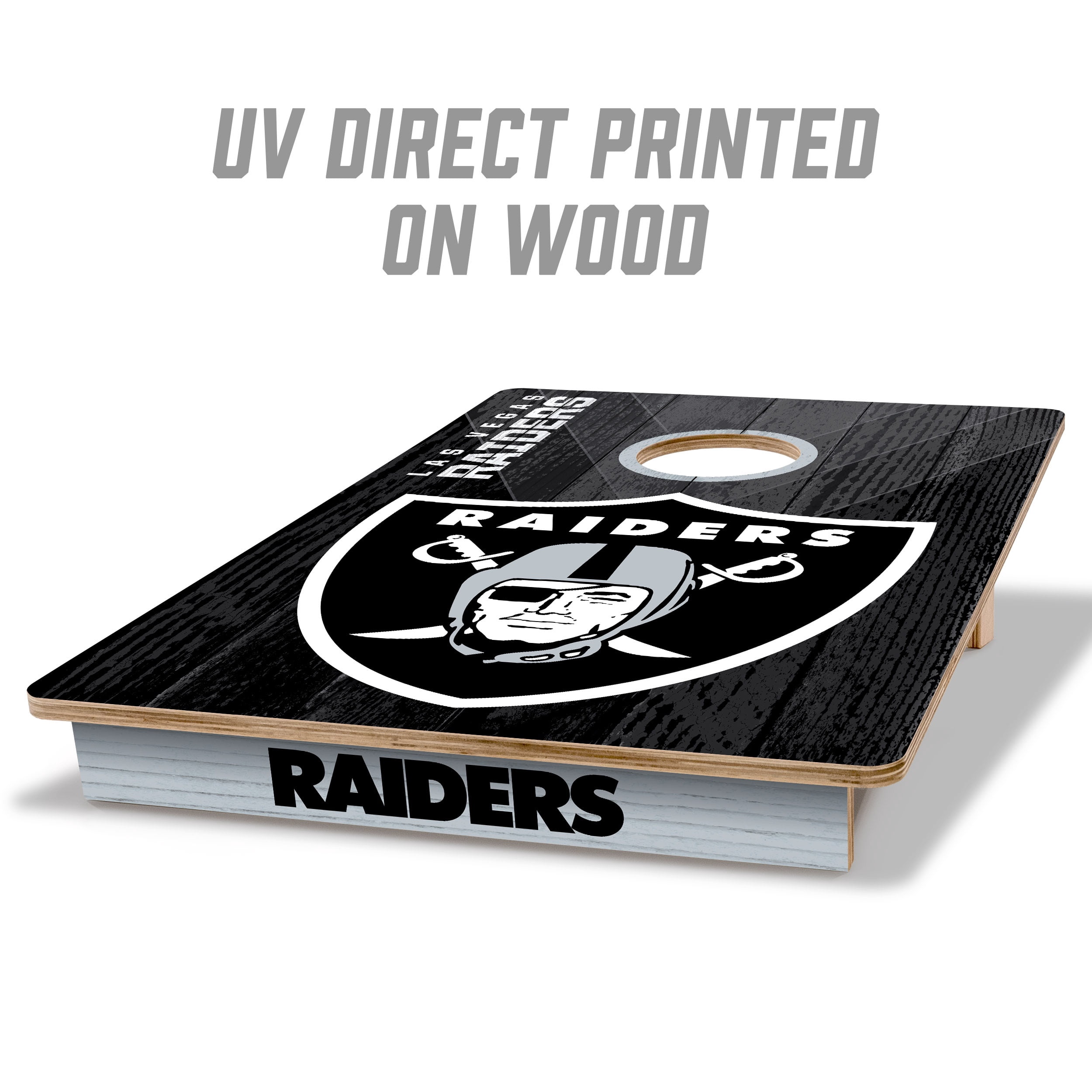 YouTheFan NFL Las Vegas Raiders 2' x 3' Cornhole Game