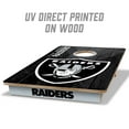 thumbnail image 3 of YouTheFan NFL Las Vegas Raiders 2' x 3' Cornhole Game, 3 of 6