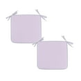 thumbnail image 2 of Oxuiew Square Strap Garden Chair Pads Seat Cushion for Outdoor Bistros Stool Patio Dining Room, One Size, 2Pc, Grey, 2 of 5