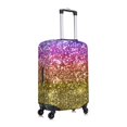thumbnail image 3 of Bixox Washable Glitter Rainbow Printed Luggage Cover, Fashion Suitcase Protector Fits for Medium luggage, 3 of 8