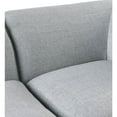 thumbnail image 5 of Meridian Furniture Miramar Grey Durable Linen Textured Modular Sofa, 5 of 8