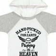 thumbnail image 4 of Inktastic Handpicked for Earth by My Pappy in Heaven with Angel Wings Boys or Girls Baby Bodysuit, 4 of 5