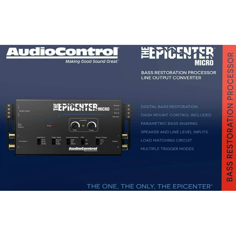 AudioControl The Epicenter Micro Bass Restoration Processor & Full