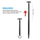 thumbnail image 5 of Soidarity Varilla de equilibrio para patinete eléctrico, autoequilibrio, para monopatín, Hoverboard, barra de agarre ajustable para adultos y niños Patinetes eléctricos Negro, 5 of 6