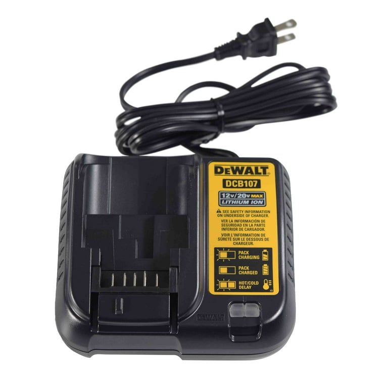 Cargador de baterías 12 V MAX / 20 V MAX DCB107 DeWalt