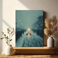 thumbnail image 6 of Snowy Race Track Formula Racing Canvas Art, Race Car Print, Sports Wall Decor Unique Gift for Men, 6 of 8
