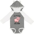 thumbnail image 3 of Inktastic This Little Piggy Loves Mama- cute Boys or Girls Long Sleeve Baby Bodysuit, 3 of 5