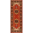 thumbnail image 6 of BoutiqueRugs Malpas Traditional Area Rug - Burgundy, Black, Light Brown - 6'7" x 9'6", 6 of 7