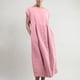 thumbnail image 2 of TopLLC Vestidos de verano para mujer,Vestido largo para mujer,Vestido largo de algodón con cuello redondo, sin mangas, cuello redondo, estilo retro, talla grande,Vestidos de verano para mujer,Pink,M, 2 of 6