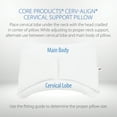 thumbnail image 4 of Core Products Cervalign, Firm Cervical Support Pillow, 5" Soft Sides, Firm Neck Support Roll, 4 of 5