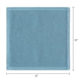 thumbnail image 4 of Mainstays Kids Cotton Washcloth Set, 12" x 12", Blue, 8 Pack, 4 of 4