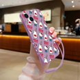 thumbnail image 3 of Funny Sanrio Hello Kitty Phone Case For iPhone 15 14 13 12 11 Pro Max Mini X XR XS MAX SE20 8 7 Plus Silicone with Hand Strap RJ, 3 of 6